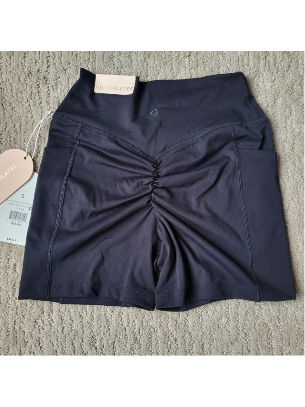 Women's Crisscross Scrunch Bike Shorts – Blogilates – Black – Size S – NWT - Picture 3 of 12